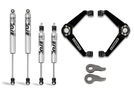 Cognito 3-Inch Performance Leveling Kit With Fox PS 2.0 IFP Shocks For 01-10 Silverado/Sierra 2500-3500 2WD/4WD