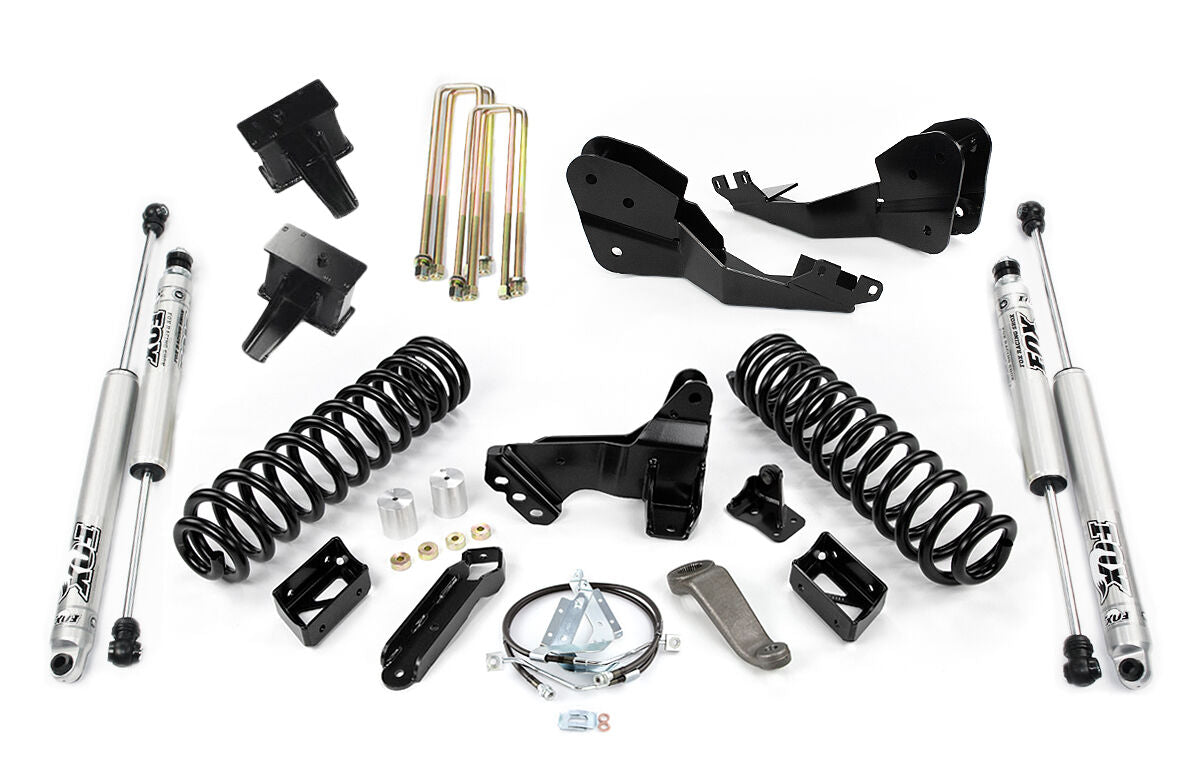 Cognito 4/5 Inch Standard Lift Kit With Fox PS 2.0 IFP Shocks For 17-22 Ford F-250/F-350 4WD