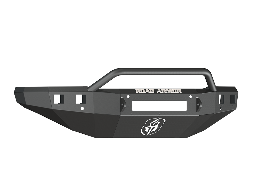 Road Armor STEALTH FRONT NON-WINCH BUMPER PRE-RUNNER GUARD - TEXTURE BLACK 2015-2019 CHEVROLET 2500 3500