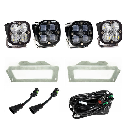 Baja Designs Dodge/Ram Squadron SAE Fog Pocket Light Kit - Dodge 2009-10 Ram 1500; Ram 2011-12 1500; 2010-18 2500/3500