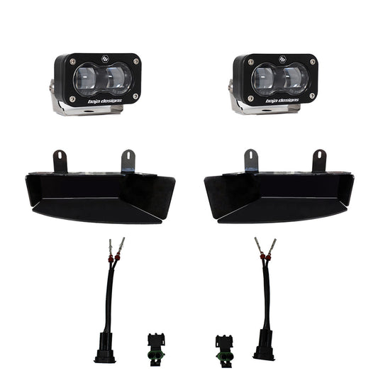 Baja Designs Dodge, Ram S2 SAE Fog Pocket Light Kit - Ram 2019-22 2500/3500