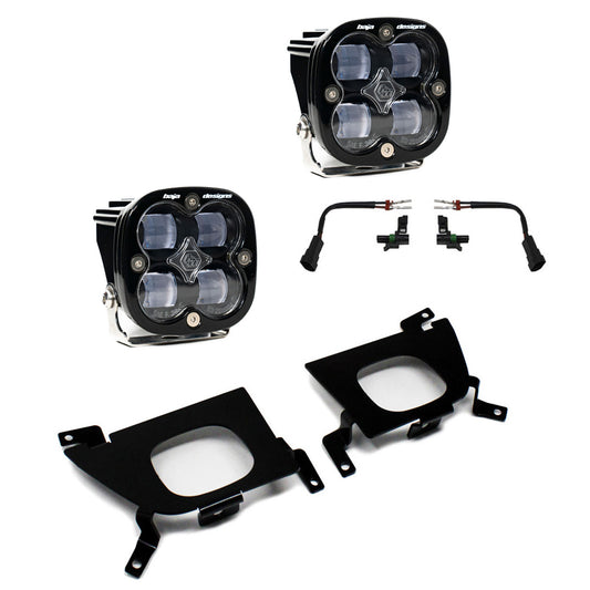 Baja Designs Chevy Squadron SAE Fog Pocket Light Kit - Chevy 2019-22 Silverado 1500 / 2020-22 2500HD/3500HD