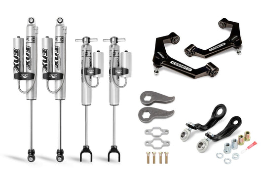 Cognito 3-Inch Premier Leveling Kit with Fox PSRR 2.0 Shocks for 11-19 Silverado/Sierra 2500/3500 2WD/4WD