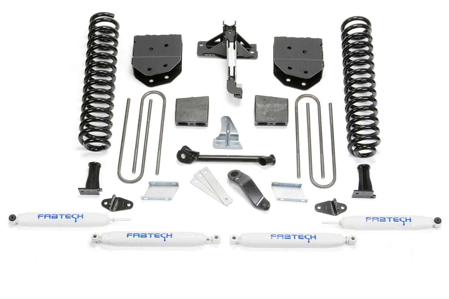 Fabtech Ford 2008-16 FORD F250 4WD 6″ BASIC SYSTEM W/ PERFORMANCE SHOCKS