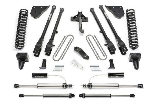 Fabtech 2023 - 2024 F250/ F350 4″ 4 LINK LIFT KIT – FRONT DIRT LOGIC 2.25 RESI SHOCKS & REAR DIRT LOGIC 2.25 SHOCKS