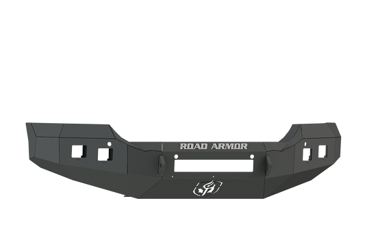 Road Armor STEALTH FRONT NON-WINCH BUMPER - TEXTURE BLACK 2015-2019 GMC 2500 3500